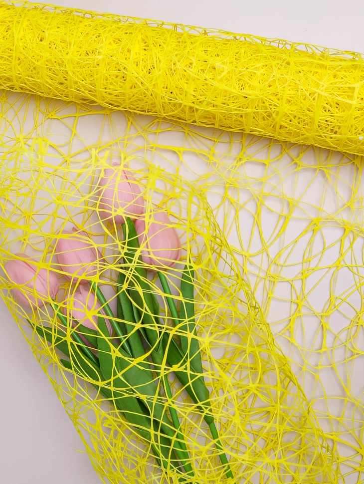 Сетка Сизаль 53см х 5ярд лимонный