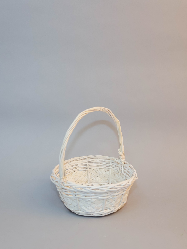 Корзина плетеная (ива) 18х18х22см S-28-1 белый Корзина плетеная (ива) 18х18х22см S-28-1 белый