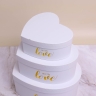 Коробка Сердце набор из 3шт 23,5х22х10,5см Love белый Коробка Сердце набор из 3шт 23,5х22х10,5см Love белый