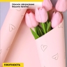 Пленка матовая 65мкм 58см х 10м РЦ сердечки пудра Пленка матовая 65мкм 58см х 10м РЦ сердечки пудра