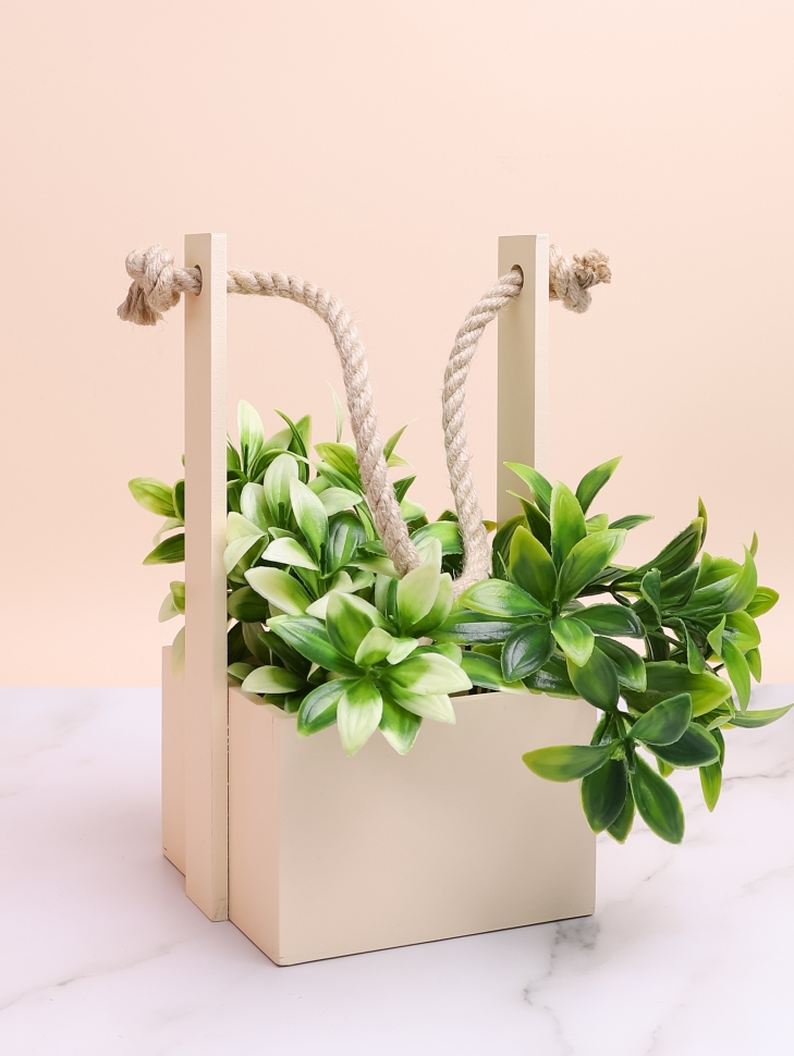 Ящик Флора H23/8,3х12,5см № 7 ванильный Ящик Флора H23/8,3х12,5см № 7 ванильный