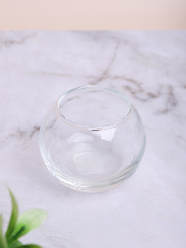 Ваза стекло Шаровая №2234 0,95л, Кюгель D12,7x11см Ваза стекло Шаровая №2234 0,95л, Кюгель D12,7x11см