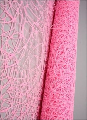 Сетка Сизаль 53см х 5ярд розовый Сетка Сизаль 53см х 5ярд розовый