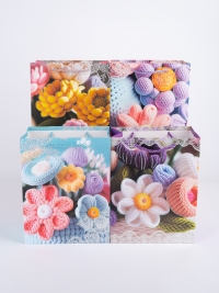 Сумочка Цветы 623 18х23x10см микс