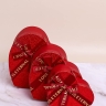 Коробка Сердце набор из 3шт 23,5х22х10,5см с бантом красный Коробка Сердце набор из 3шт 23,5х22х10,5см с бантом красный