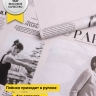 Пленка матовая 65мкм 58см х 10м РЦ газета PAPER пудра Пленка матовая 65мкм 58см х 10м РЦ газета PAPER пудра