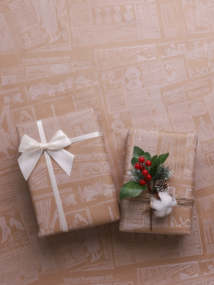 Бумага крафт 70 г/м2, 70 см x 10 м Газета белая Бумага крафт 70 г/м2, 70 см x 10 м Газета белая