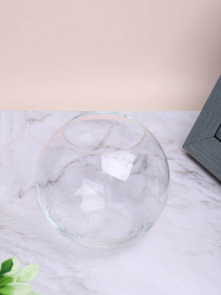 Ваза стекло Шаровая №2235 1,4л, Кюгель D14,5x13см Ваза стекло Шаровая №2235 1,4л, Кюгель D14,5x13см