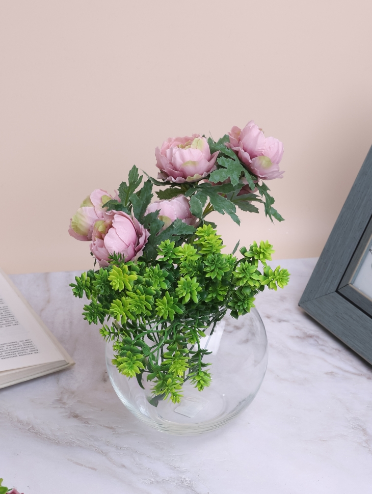 Ваза стекло Шаровая №2235 1,4л, Кюгель D14,5x13см Ваза стекло Шаровая №2235 1,4л, Кюгель D14,5x13см