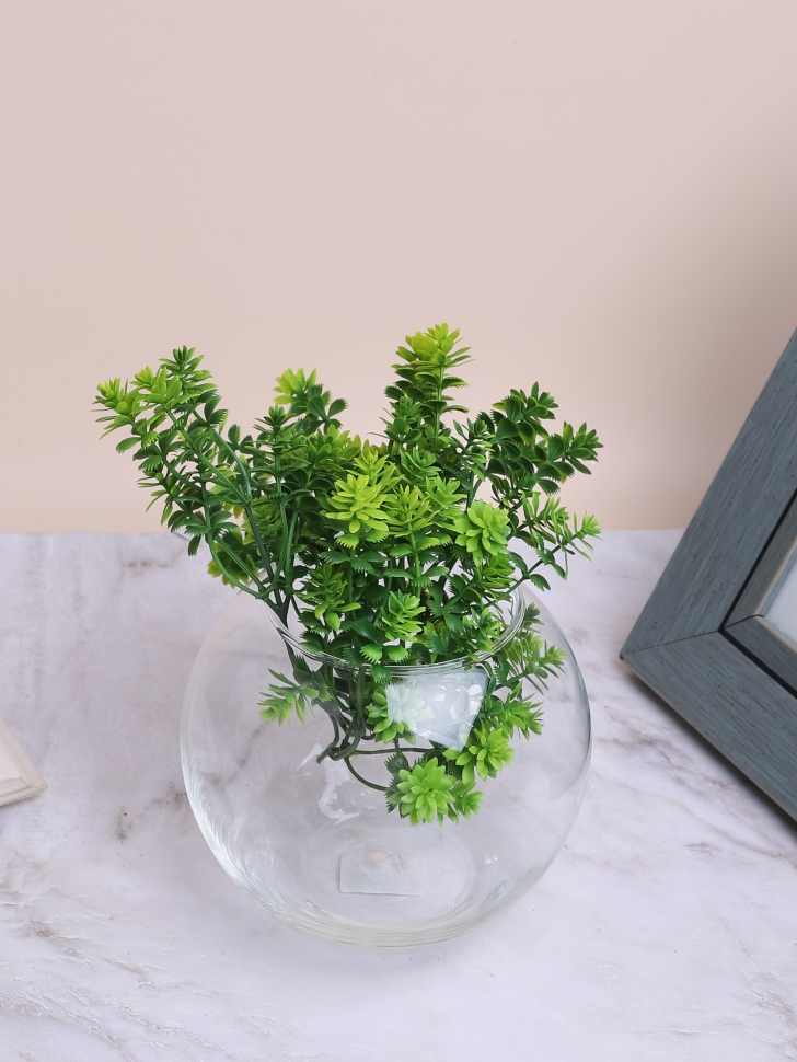 Ваза стекло Шаровая №2235 1,4л, Кюгель D14,5x13см Ваза стекло Шаровая №2235 1,4л, Кюгель D14,5x13см