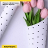 Пленка матовая 60мкм 58см х 10м РЦ горошек черный на белом Пленка матовая 60мкм 58см х 10м РЦ горошек черный на белом
