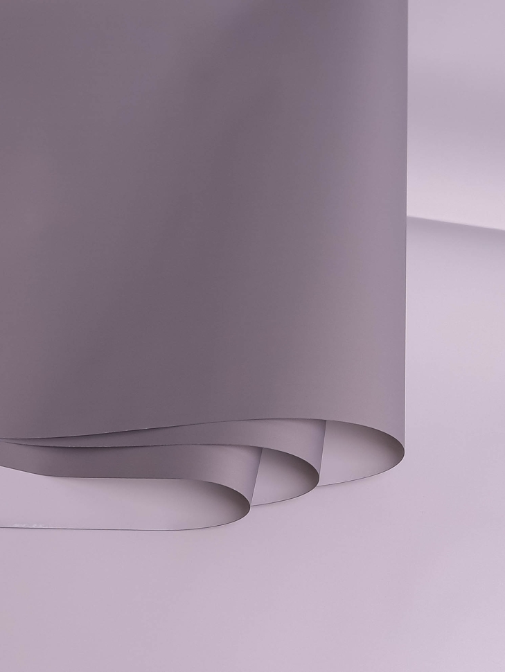 Пленка матовая 58смх58см 10 листов 65мкм РЦ двухцветная баклажан/капучино