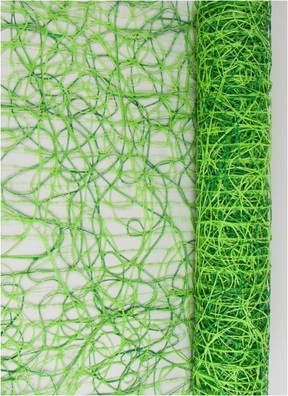 Сетка Сизаль Двухцветная 53см х 5ярд зелено-салатовый