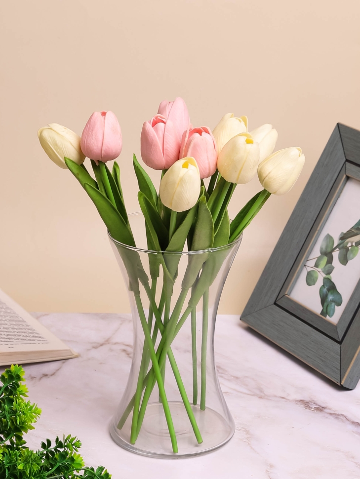 Ваза стекло h20 d12см К 181Талия