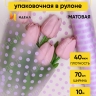 Пленка матовая Бисер 70см х 10м светло-сиреневый Пленка матовая Бисер 70см х 10м светло-сиреневый