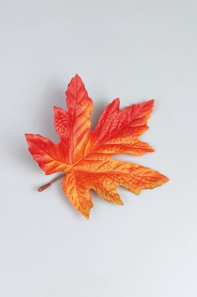 ИЦ Лист Клена 15см красный ИЦ Лист Клена 15см красный