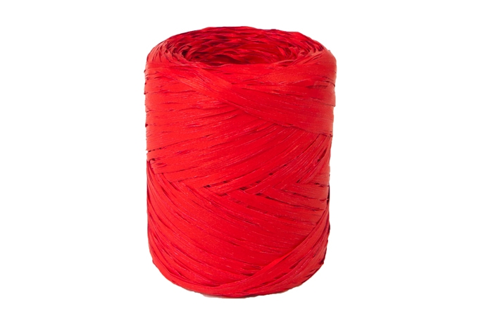 Рафия синтетическая, 200м PL 18 красная Рафия синтетическая, 200м PL 18 красная