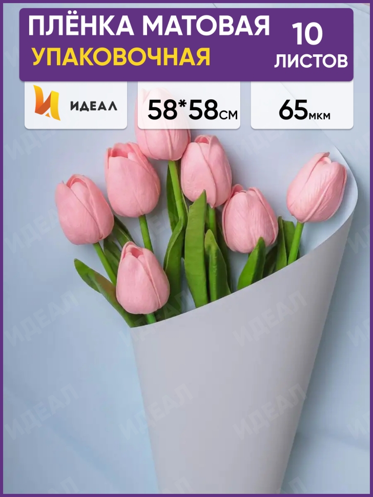Пленка матовая 58смх58см 10 листов 65мкм РЦ двухцветная фисташк пастель/небесный Пленка матовая 58смх58см 10 листов 65мкм РЦ двухцветная фисташк пастель/небесный