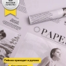Пленка матовая 65мкм 58см х 10м РЦ газета PAPER сиреневый Пленка матовая 65мкм 58см х 10м РЦ газета PAPER сиреневый