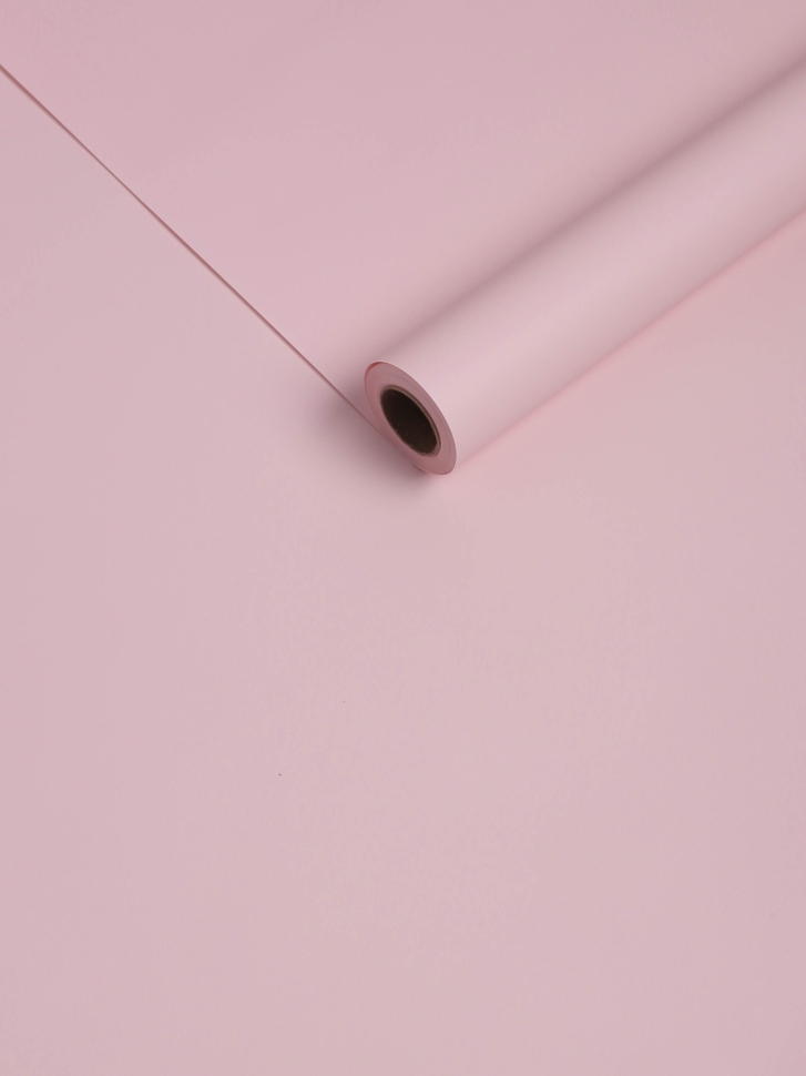 Пленка матовая 50мкм 58см х 10м Флора розовый светлый Пленка матовая 50мкм 58см х 10м Флора розовый светлый