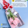 Пакет цветочный Рукав 14х40 на 1цветок Роза белый 10 шт Пакет цветочный Рукав 14х40 на 1цветок Роза белый 10 шт