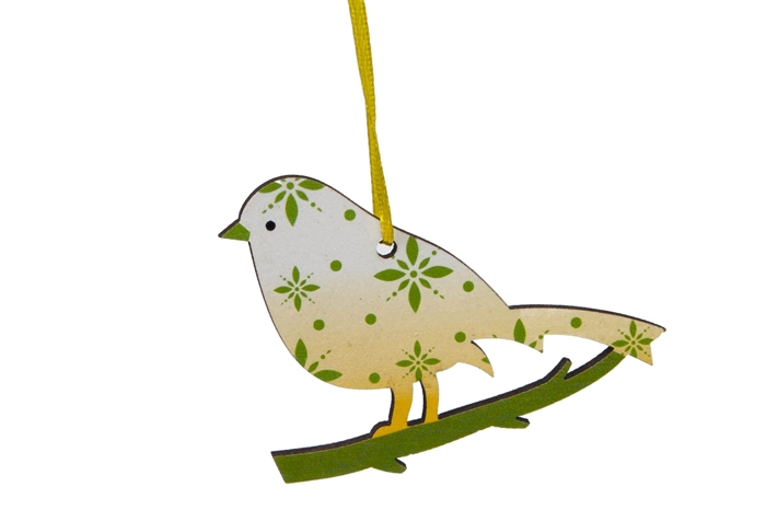 Подвеска декор дерево "Птичка" 7х6см Подвеска декор дерево "Птичка" 7х6см