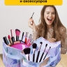 Коробка - сумка набор из 3шт. 16х14х14см сиреневый Коробка - сумка набор из 3шт. 16х14х14см сиреневый