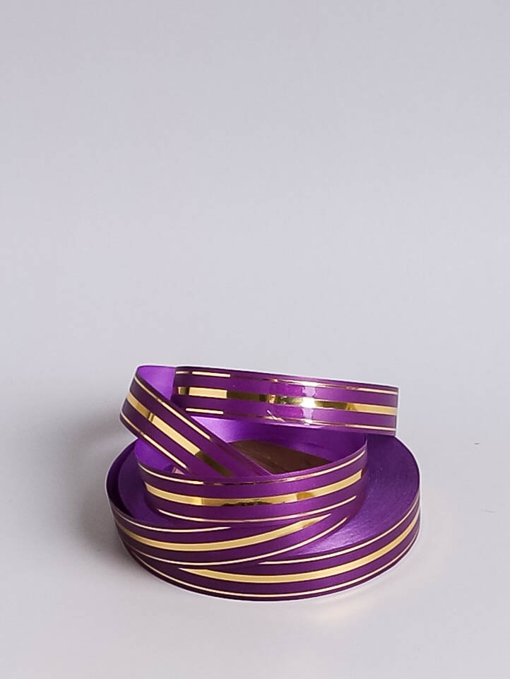 Лента золотая полоса 2/50 РД сиреневая Лента золотая полоса 2/50 РД сиреневая