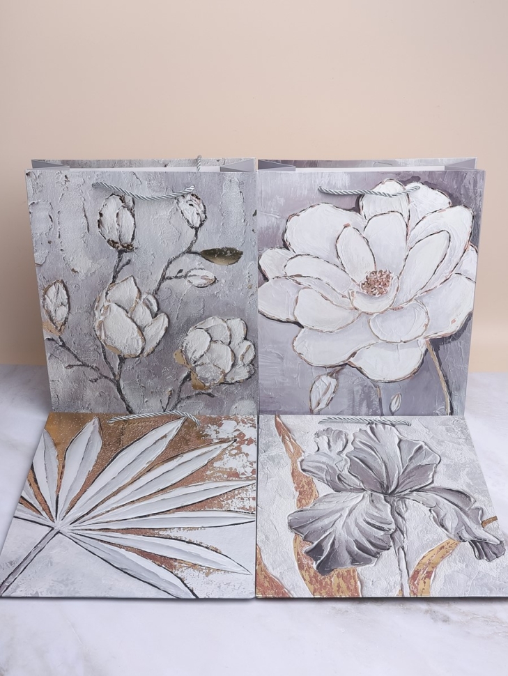 Сумочка подарочная 31х40x12см 530-150 цветы микс Сумочка подарочная 31х40x12см 530-150 цветы микс