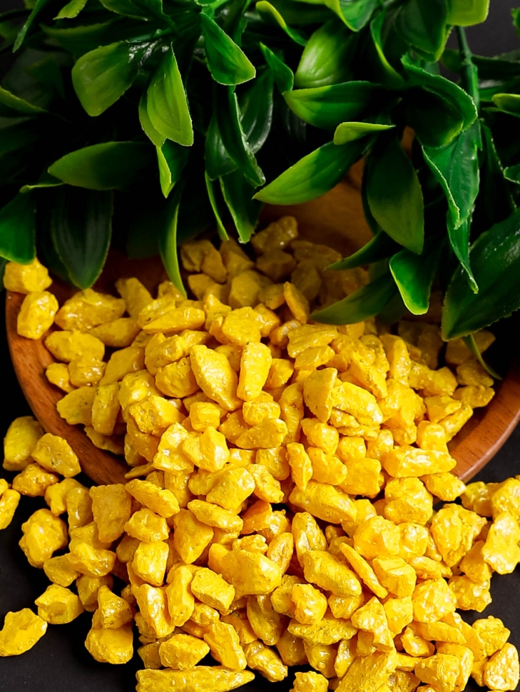 Грунт цветной 200гр 5-10мм светло-желтый Грунт цветной 200гр 5-10мм светло-желтый