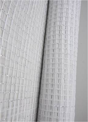 Сетка Акцент с люрексом 53см х 6м белый