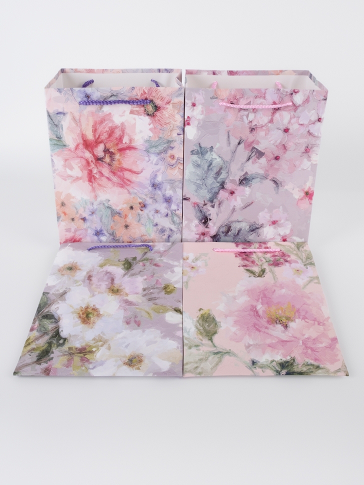 Сумочка Цветы 530-133 18х23x10см микс