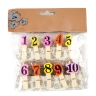 Прищепка 10шт. Цифры Прищепка 10шт. Цифры