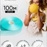 Лента простая 3/100 К бирюзовый Лента простая 3/100 К бирюзовый