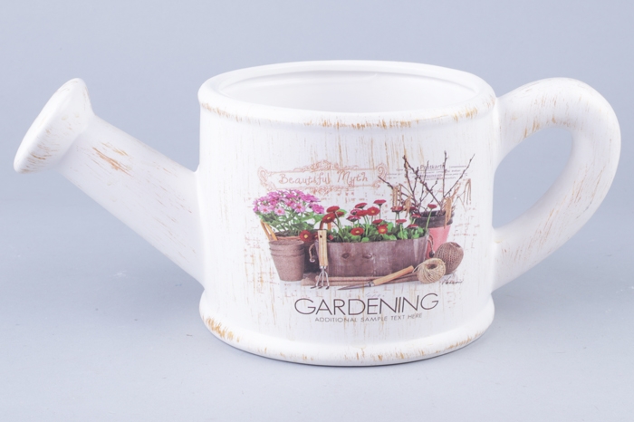 Кашпо керамика Лейка 15х12см 0705-12 Кашпо керамика Лейка 15х12см 0705-12