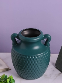 Ваза пластиковая H17,8 х D7,5х10,5см AS3565 синий