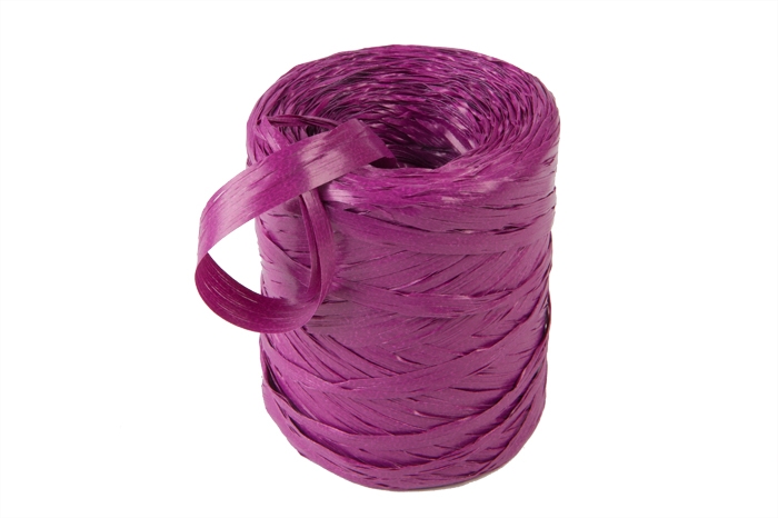 Рафия синтетическая, 200м PL 22 малиновая Рафия синтетическая, 200м PL 22 малиновая