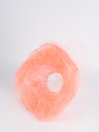 Каркас для букета сизаль гладкий 30см розовый