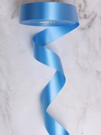 Лента простая 3/100 К голубой