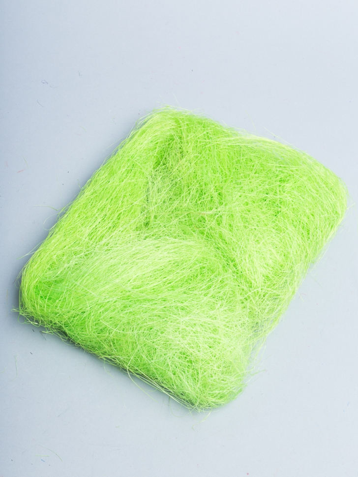 Волокно сизаля  40г П салатовое
