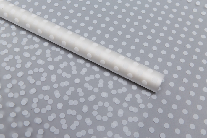 Пленка матовая Бисер 70см х 10м белый Пленка матовая Бисер 70см х 10м белый