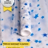 Пленка матовая Звезды 70см х 10м синий/серебро Пленка матовая Звезды 70см х 10м синий/серебро