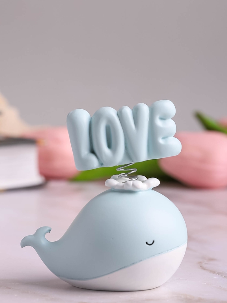Фигурка Кит Love 7,5х5,5х8,5см 7003-1 голубой Фигурка Кит Love 7,5х5,5х8,5см 7003-1 голубой