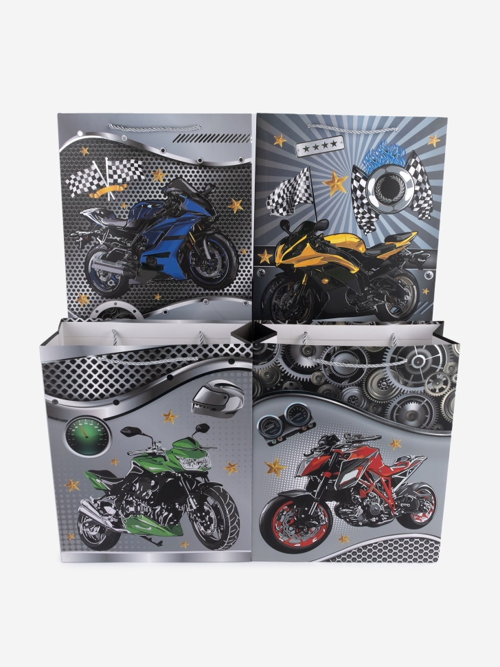 Сумочка Мотоциклы 7939 26х32x10см микс