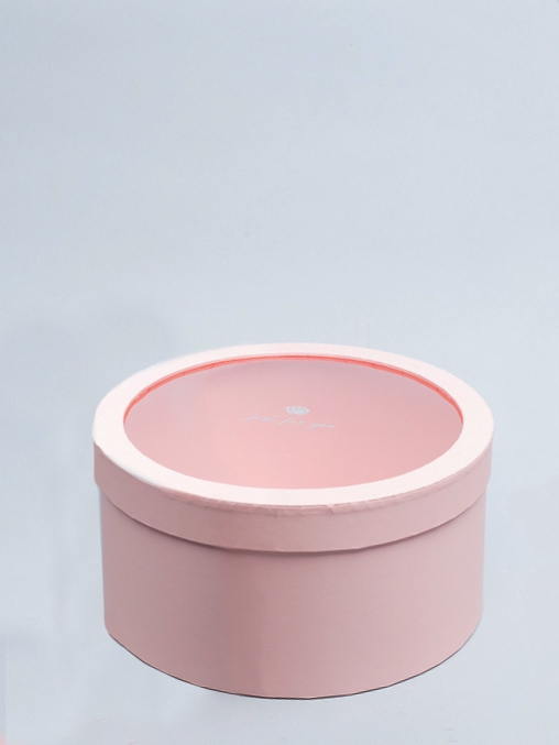 Коробка цилиндр 24х12 CHW3809P розовый