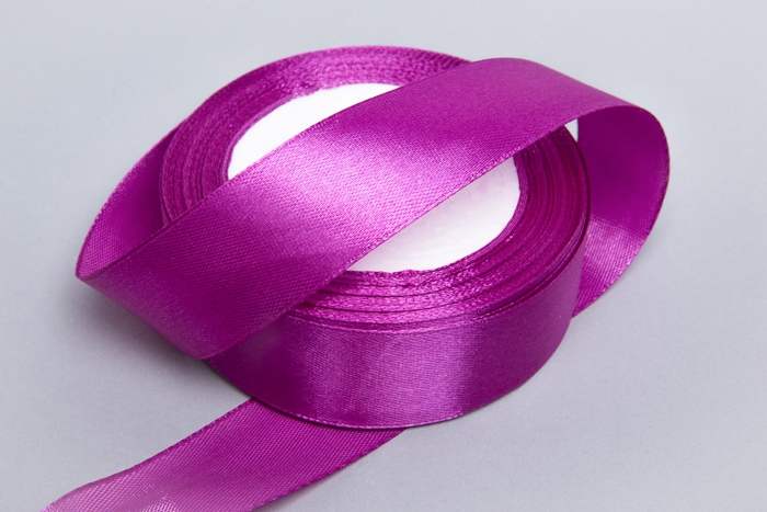 Лента атласная 25мм х 25 ярд JD фиолетовый Лента атласная 25мм х 25 ярд JD фиолетовый