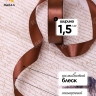 Лента атласная 15мм х 25 ярд JD шоколадный Лента атласная 15мм х 25 ярд JD шоколадный