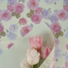 Пленка матовая 58смх58см 20 листов 65мкм Розы мятный