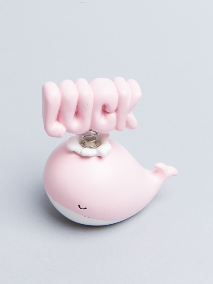 Фигурка Кит Luck 7,5х5,5х8,5см 7003-2 розовый