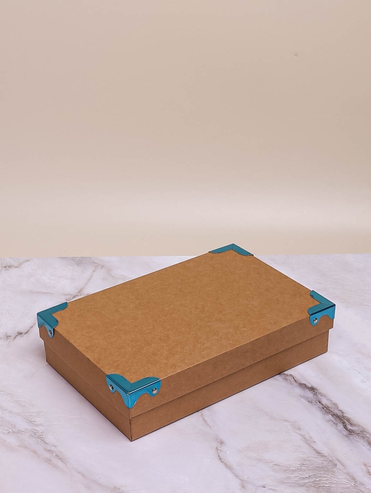 Коробка прямоугольник набор из 5шт 36,5х26,5х13,5см с уголками крафт Коробка прямоугольник набор из 5шт 36,5х26,5х13,5см с уголками крафт